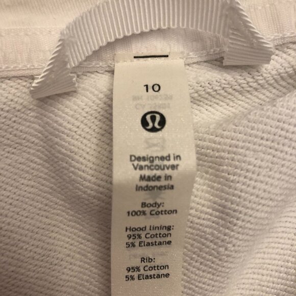 New Lululemon Cropped Hoodie: Size 10 - Picture 8 of 10